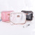 Autumn 2020 New Korean Casual Girls one-shoulder bag PVC as makeup Bag can go Transparent bag