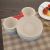 Wheat Straw Cartoon Children's Tableware Creative Fruit Plate Tableware Compartment Children's Gift Set Tableware