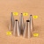 Medium round hole, pastry set of 5 pieces of stainless steel cake and cream baking tools for 5 PCS