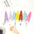 Korean Style Color Handmade Bottom Support BB Clip Ins Children Hair Clip Jelly Color Dripping Oil BB Clip Factory Direct Sales