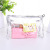 Transparent COSMETIC PVC toiletry bag Is Korean COSMETIC BAG PVC Transparent TOILetry bag wholesale