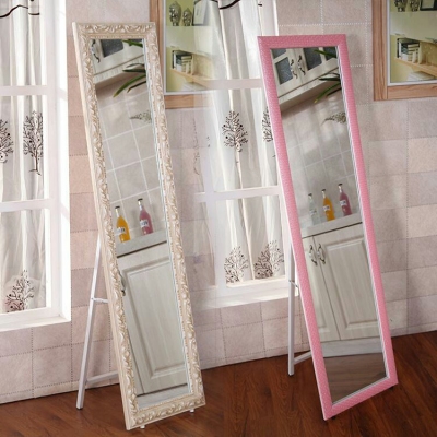 European-style full-length mirror hanging on the wall household fitting room large mirror with clothing store mirror
