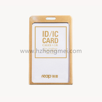 Reap new custom metal ID IC business card holder for employee id card holder