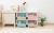 Large Plastic Kitchen Oblique Flip Storage Box Japanese Colorful Snacks Sundries Stacked Side Open Storage Box Wholesale