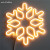 IP65 Christmas lights decorative lights 40CM snowflake LED neon lamp modeling outdoor LED tape