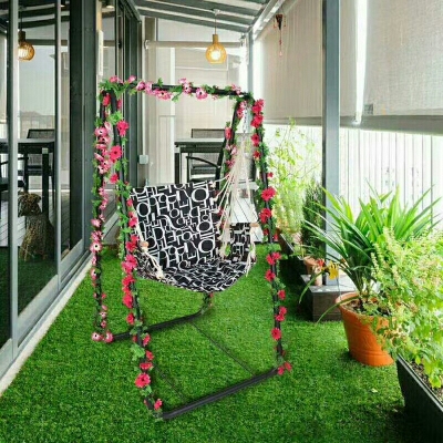 The swing pole hanging chair was built by Children's Swing hanging chair Family indoor living room hammock student pullswing Pole hanging Chair