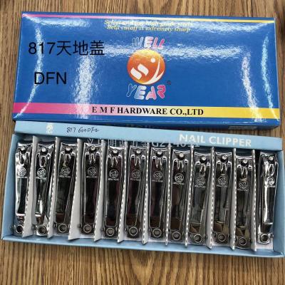 The New nail clippers in rectangular boxes stainless steel for home use