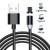 Three magnetic suction data cables in one are applicable to Apple Android Type-C360-degree blind charging cable