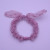 Korean version of the Wave Point Rabbit Ears Hair Ring Small Fresh Headwear Ponytail Rubber Band sweet Wind Hair Tool