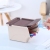 H02-5501 Mini Desktop Trash Bin Desktop Storage Box with Lid Office Plastic Desktop Trash Bin