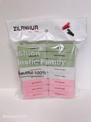 Zlh-9013-16 Windproof plastic clip clothes socks underwear hanging clip sheets non-slip