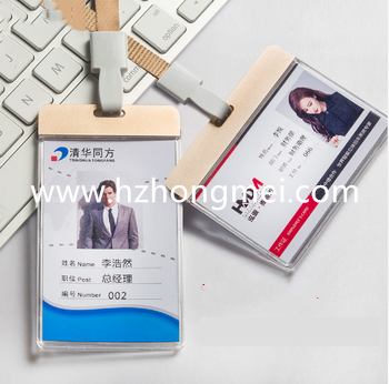 Reap 7136 Aluminum Name Badge Holder with Lanyard Bus ID Card Holders business Office school 