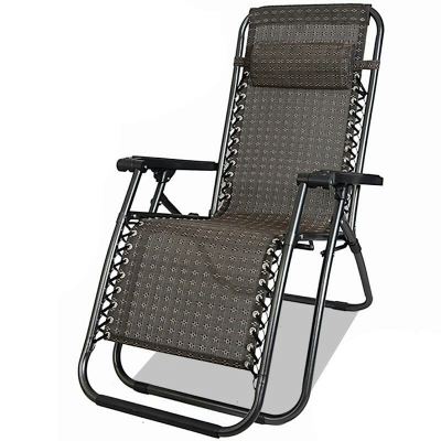 Lounge chair Folding Lounge Office lunch break Outdoor leisure home Beach chair is easy to use