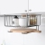 Cabinet basket rack Metal supplies kitchen Rack build-in suspension Storage Storage wholesale floor Booth