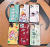 The cartoon band works with the iPhoneX case 6/7/8 Plus in a soft case