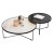 Coffee table Coffee table toughened glass negotiation table combination table and chair