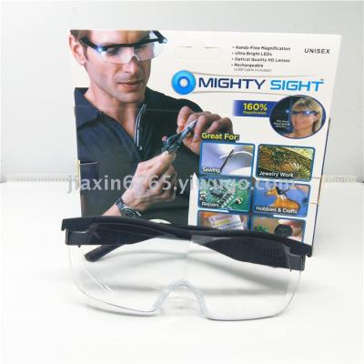 Manufacturers Direct Amazon 1.6 X Big vision Magnifier Reading glasses LED with Aliexpress Hot Style
