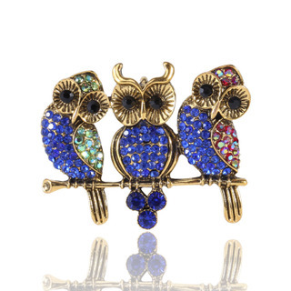 Owl brooch albumen eating corsage accessories for Japanese women Ins stylish and albuch personality style costume eating corsage accessories