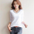 Spot 2020V long sleeve T-shirt women's simple slim T-shirt South Korean version of the top bottom shirt