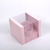 Flower O Creative Crystal Square Double Transparent heart Open Window box Surprise box Flowers gift Box