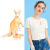 Korean fashion Creative new alloy drop oil kangaroo Brooch Animal Brooch Accessories Brooch Brooch