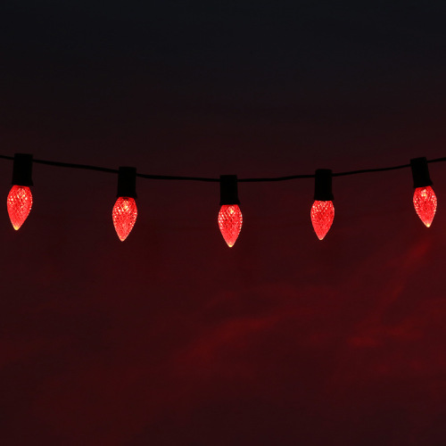 foreign trade exclusive led festival decorative string lights strawberry light c7 color pc shell e12 atmosphere string lights party embellishment