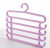 Modern simple plastic pants rack daily department store white hangers origin of goods