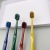South Korea Couple Toothbrush 2 PCs Popular Adult Super Soft Thin Wide Head Soft Bamboo Charcoal Toothbrush Factory Wholesale