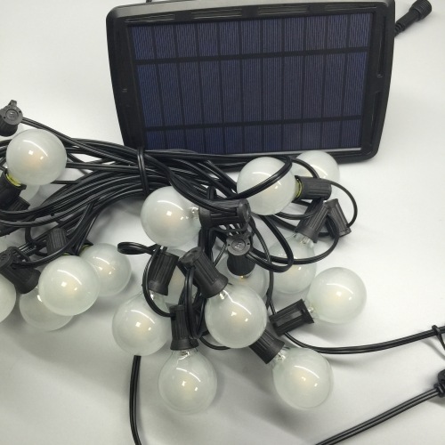 foreign trade exclusive for led solar string lights g40 frosted glass low voltage activity decorative string lights