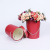 Spot manufacturers Direct Hug Barrel flower Box three-piece cylindrical hand-held flower bucket Bronzing Process Gift box can be customized