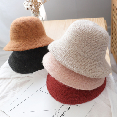 Japanese versatile wool fisherman hat baby cap autumn winter basin hat boys and girls wool dome