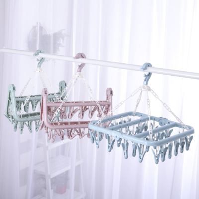 I and contracted plastic grocery Nordic blue coat hangers factory direct sale