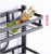 Thickened seasoning racks Kitchen stainless steel rack floor paint seasoning racks multi - function of three - layer 