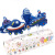 Factory Direct Sales Boys and Girls Cartoon Toy Shape Party Cake Candle Spaceship Modeling Birthday Candle