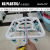 16 clips plastic clothes hanger durable underwear drying rack baby clothes rack square multi-functional clothes rack