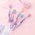 Creative Gel Pen Factory Direct Sales Water-Based Paint Pen TikTok Same Style Colorful Cat's Paw Quicksand Fairy Cartoon Pen