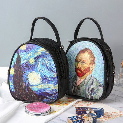 Van Gogh Vintage Oil Print Insta bag, Crossbody Bag, Small Change, Mobile Phone Bag