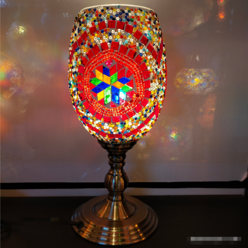 turkey crafts lamp small table lamp night lamp glass lamp