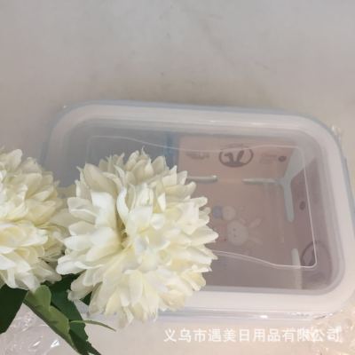 New Gaopeng Glass Bowl Crisper Microwave Special Bowl Glass Lunch Box Refrigerator Preservation Storage Box
