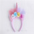 Flash Unicorn Hair Band LED Glow Hair Clip Toy Cartoon Pony Polly 2020 Sales Hot Style