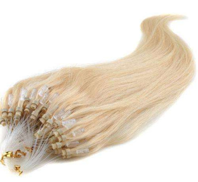 Fishing line Hair Extensions Human Wig Nano-Seamless Hair Extensions #613 Meters White Color Manufacturers Direct Sales of 0.5 grams