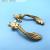 Factory Direct Sales Golden Feather Window Handle Furniture Hardware Accessories