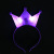 Glitter Star Crown led Glow Headband toy bar party decoration 2020 stands sell like hot hot style