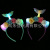 Glitter Mermaid Hair Hoop LED Glow hair Clip Toy bar party decoration 2020 sale on hot style