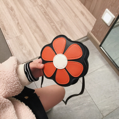 Children's Small Bags 2019 New Cute Flowers Girls' Single-Shoulder Bag Baby Travel All-Matching Small Bag Coin Purse
