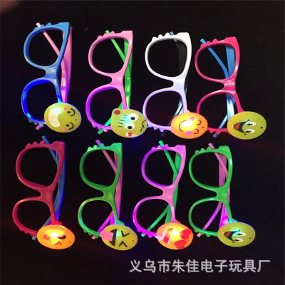 Flash Cartoon KT Rimmed Glasses LED Glow Toy bar party 2020 Stand Sell like hot hot Style Mirror