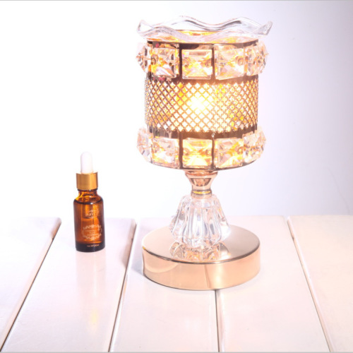 foreign trade exclusive for autumn high-end french gold aromatherapy table lamp plus crystal lamp wholesale ty658a1