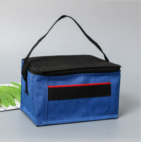 new linen insulation bag aluminum foil takeaway ice bag outdoor picnic incubator customized portable ice pack lunch bag