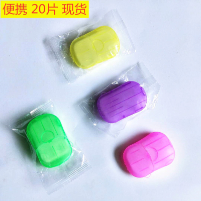 Travel Disposable Soap Slice Boxed Soap Sheet Portable Hand Washing Tablets Soap Flake Mini Soap Flakes Travel Soap