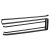 Kitchen Storage Rack Rotating towel Rack Dishcloth rack iron cabinet under the hanger rack Partition wardrobe hanger